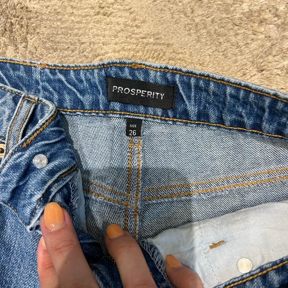 PROSPERITY  women's  size- 26 high Rise frayed  Distressed - Picture 3 of 4